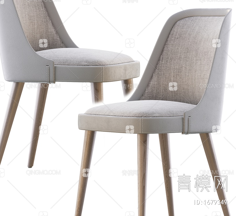 拉瓦尔皮椅3D模型下载【ID:1679349】