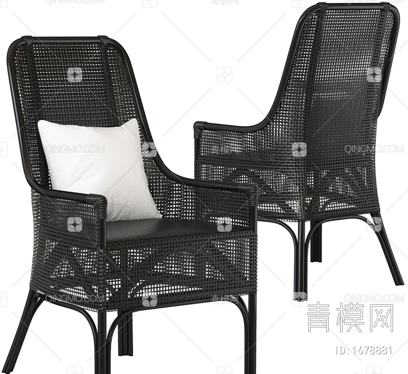 藤椅3D模型下载【ID:1678881】