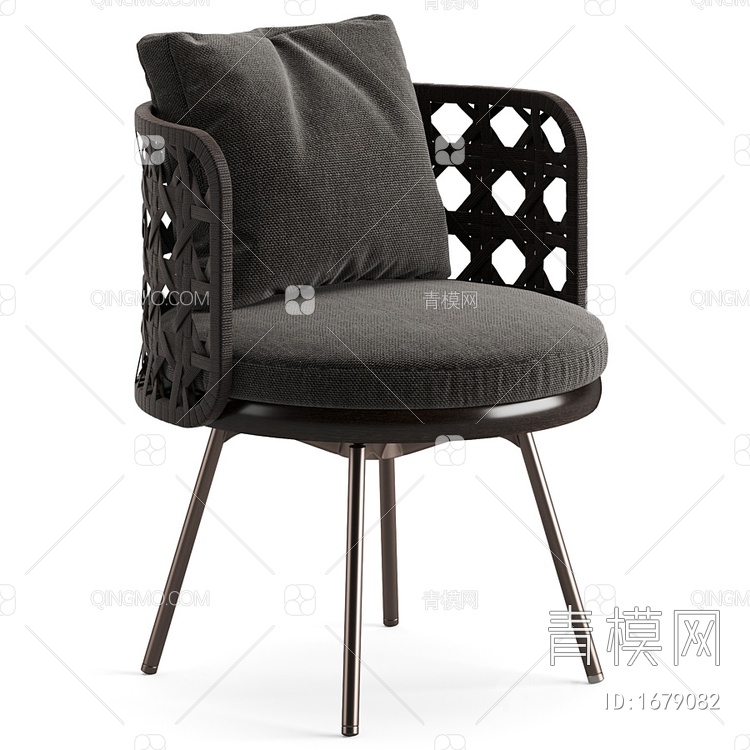 小扶手椅3D模型下载【ID:1679082】