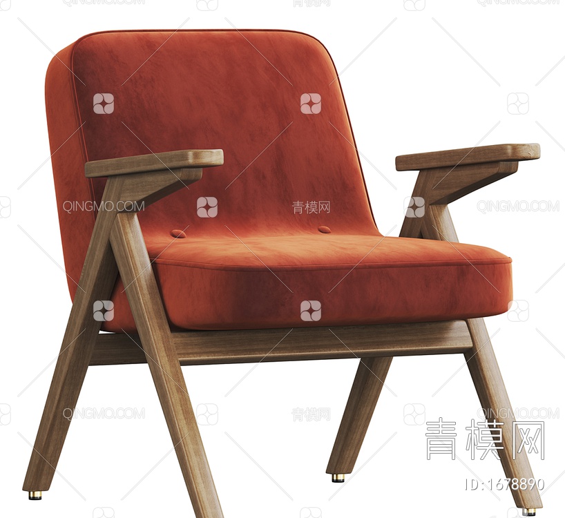 概念兔子扶手椅3D模型下载【ID:1678890】