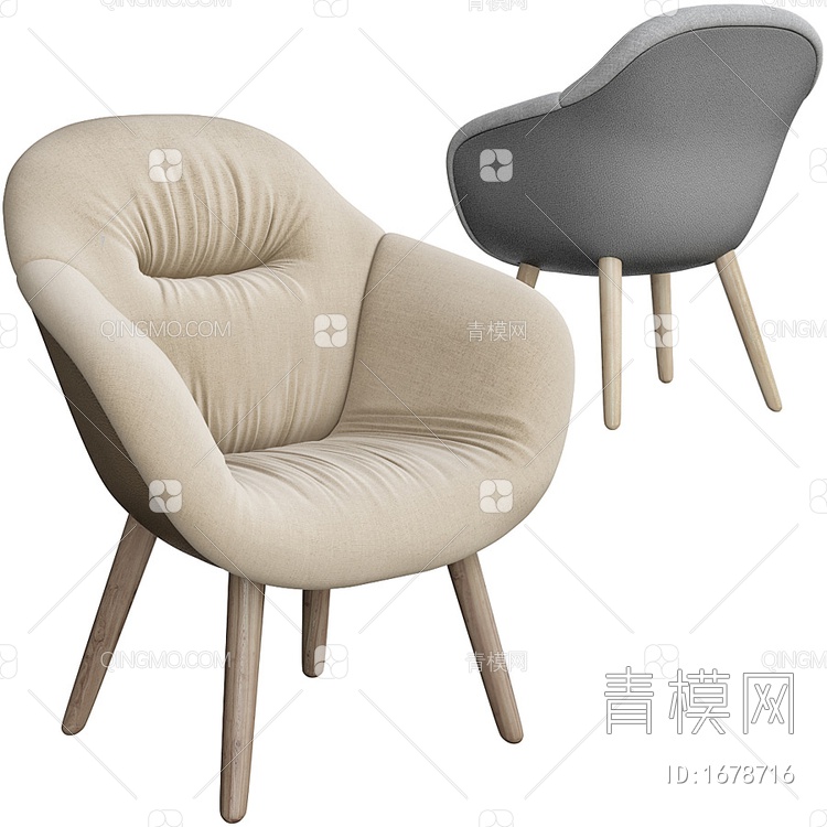 扶手椅3D模型下载【ID:1678716】