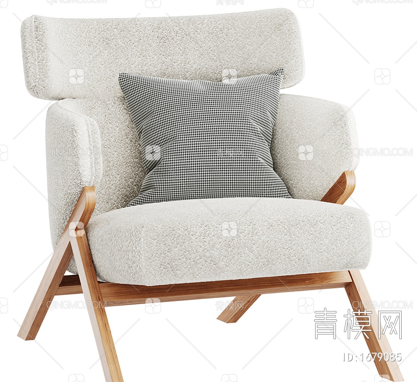 扶手椅3D模型下载【ID:1679085】
