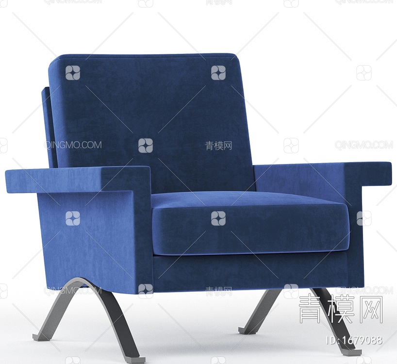 扶手椅3D模型下载【ID:1679088】