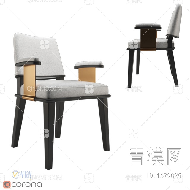 椅子3D模型下载【ID:1679025】