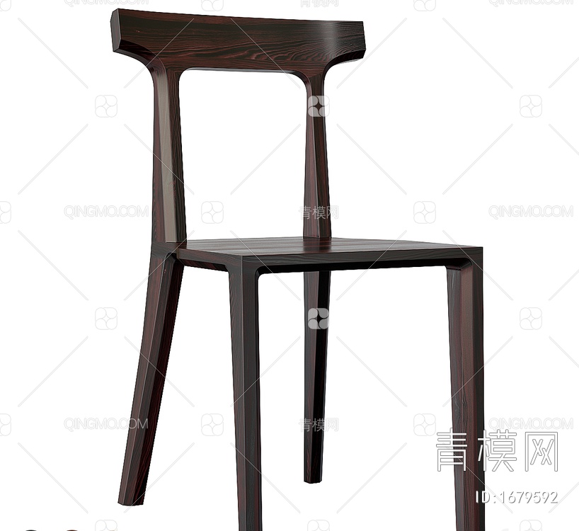 餐椅3D模型下载【ID:1679592】