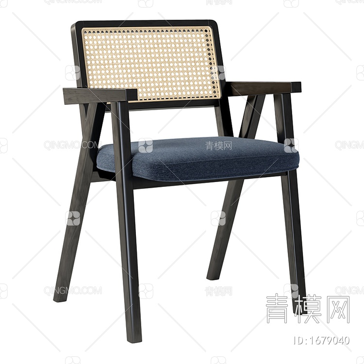 单椅3D模型下载【ID:1679040】