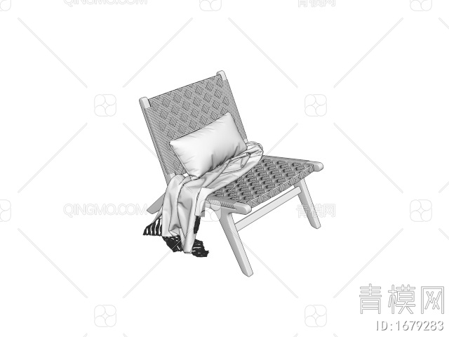 扶手椅3D模型下载【ID:1679283】