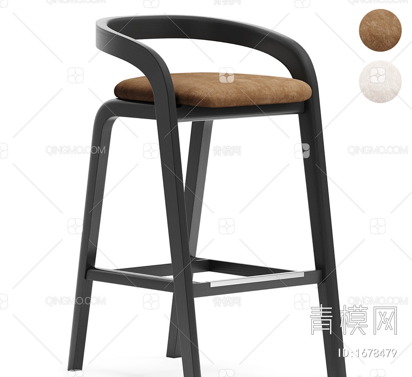 吧椅3D模型下载【ID:1678479】