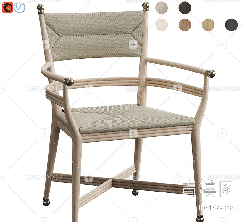 扶手椅3D模型下载【ID:1679418】
