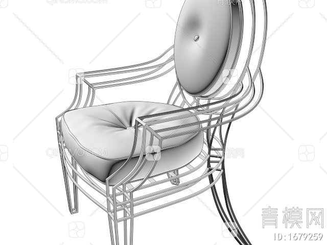 单椅3D模型下载【ID:1679259】