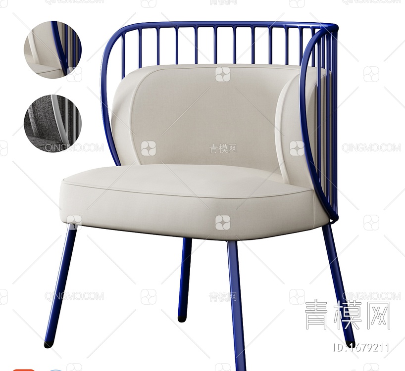 椅子3D模型下载【ID:1679211】