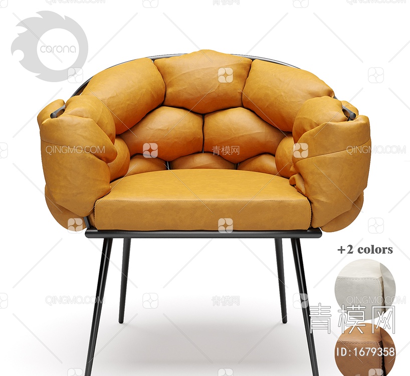 单椅3D模型下载【ID:1679358】