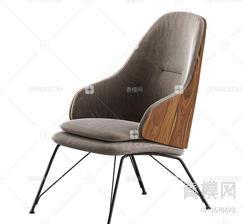 扶手椅朱迪扎诺塔3D模型下载【ID:1678692】