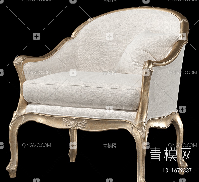 单椅3D模型下载【ID:1679337】