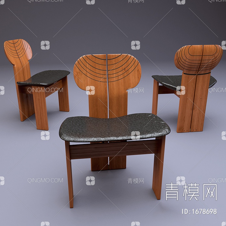 阿尔托纳椅子3D模型下载【ID:1678698】