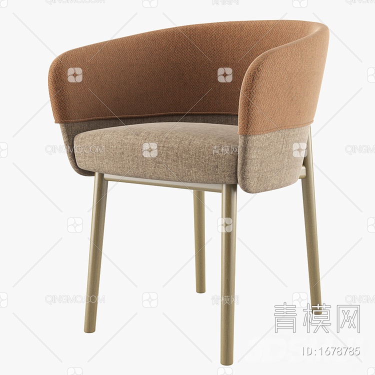 单椅3D模型下载【ID:1678785】