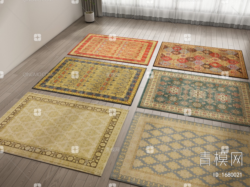 地毯3D模型下载【ID:1680021】