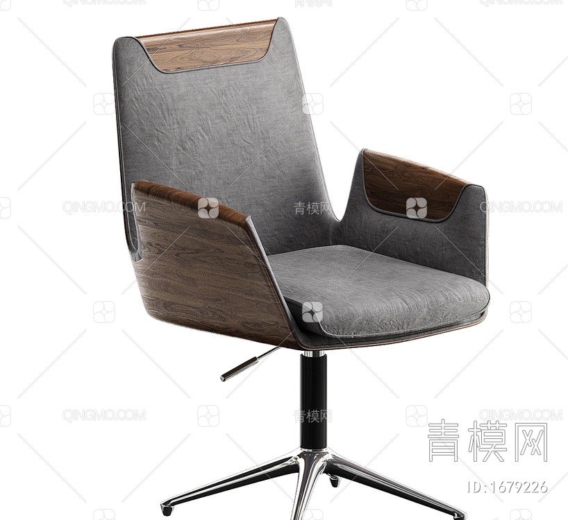 办公椅3D模型下载【ID:1679226】