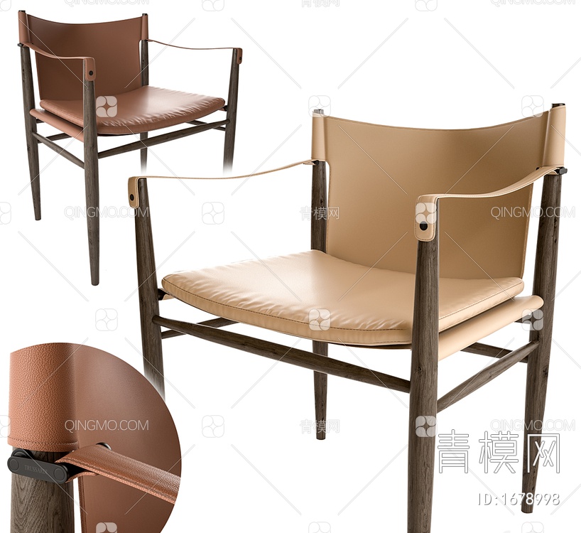 马鞍椅3D模型下载【ID:1678998】