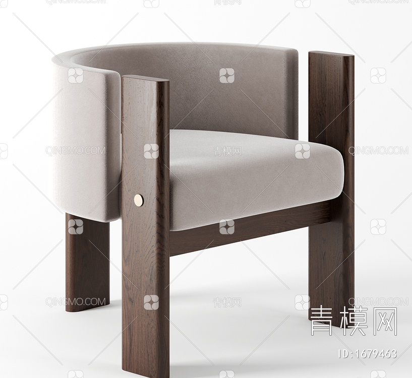 餐椅3D模型下载【ID:1679463】