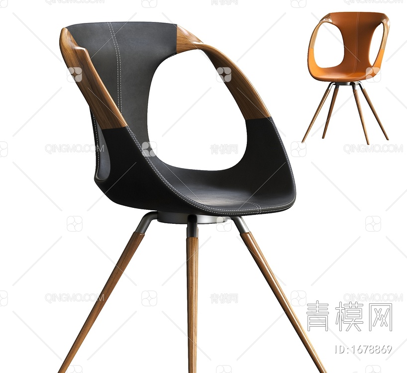 托农皮椅3D模型下载【ID:1678869】