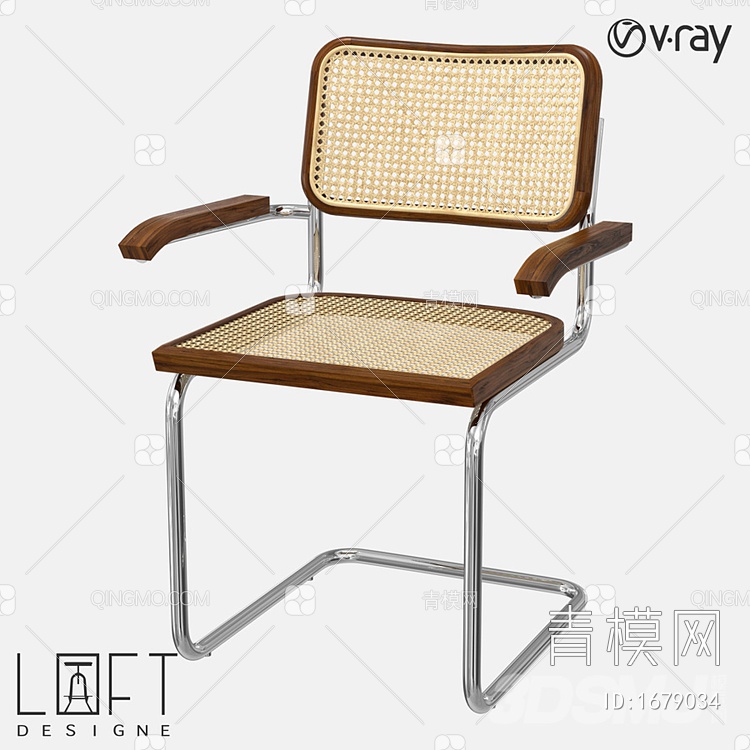 单椅3D模型下载【ID:1679034】