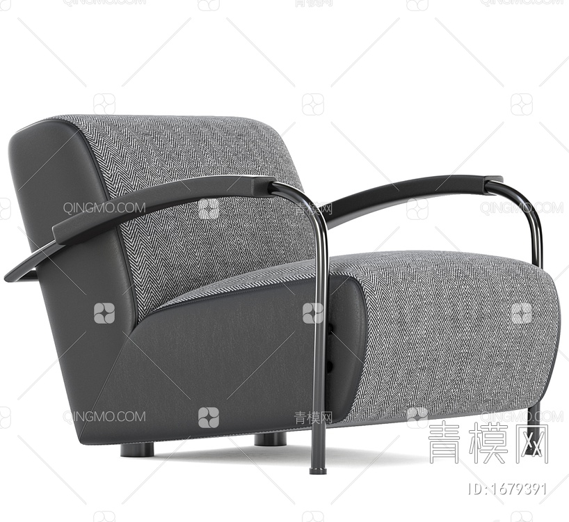 扶手椅3D模型下载【ID:1679391】