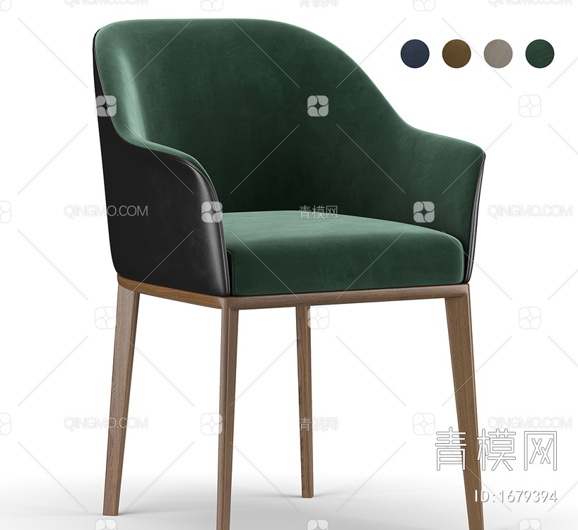 皮椅3D模型下载【ID:1679394】