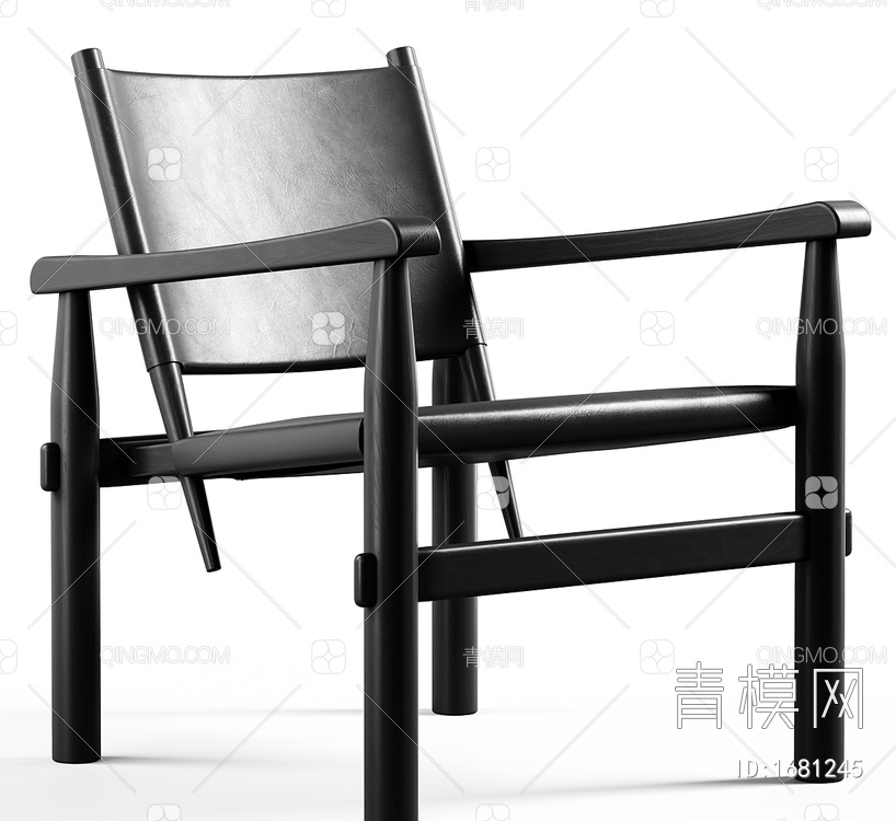 单椅3D模型下载【ID:1681245】