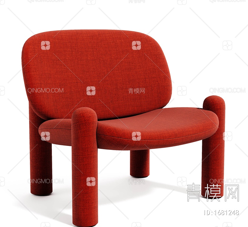 扶手椅3D模型下载【ID:1681248】
