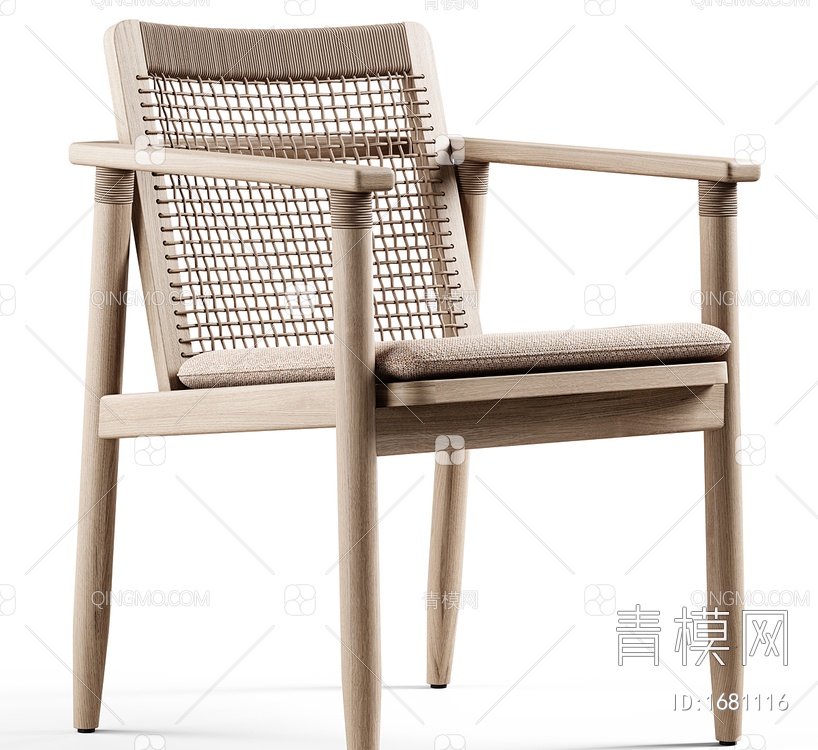 扶手椅3D模型下载【ID:1681116】
