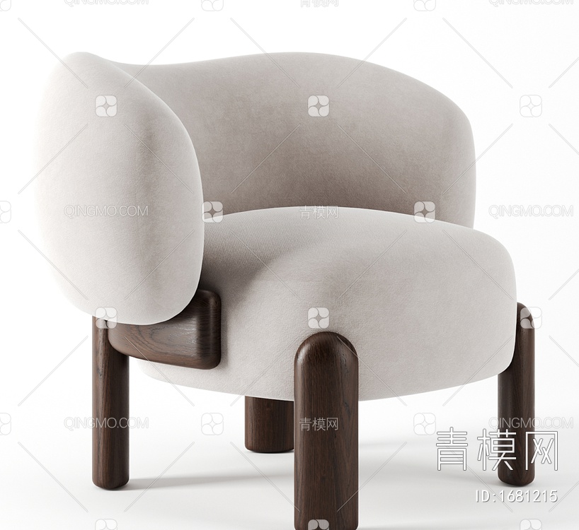 菲利普胡雷尔的月亮椅3D模型下载【ID:1681215】
