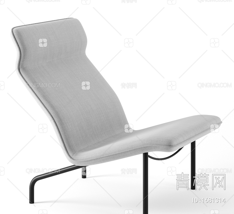 躺椅3D模型下载【ID:1681314】