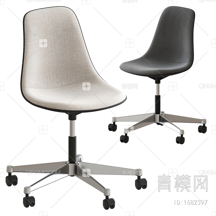 办公椅3D模型下载【ID:1682397】