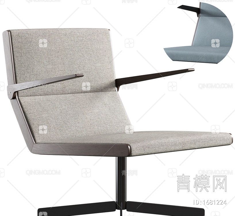 扶手椅3D模型下载【ID:1681224】