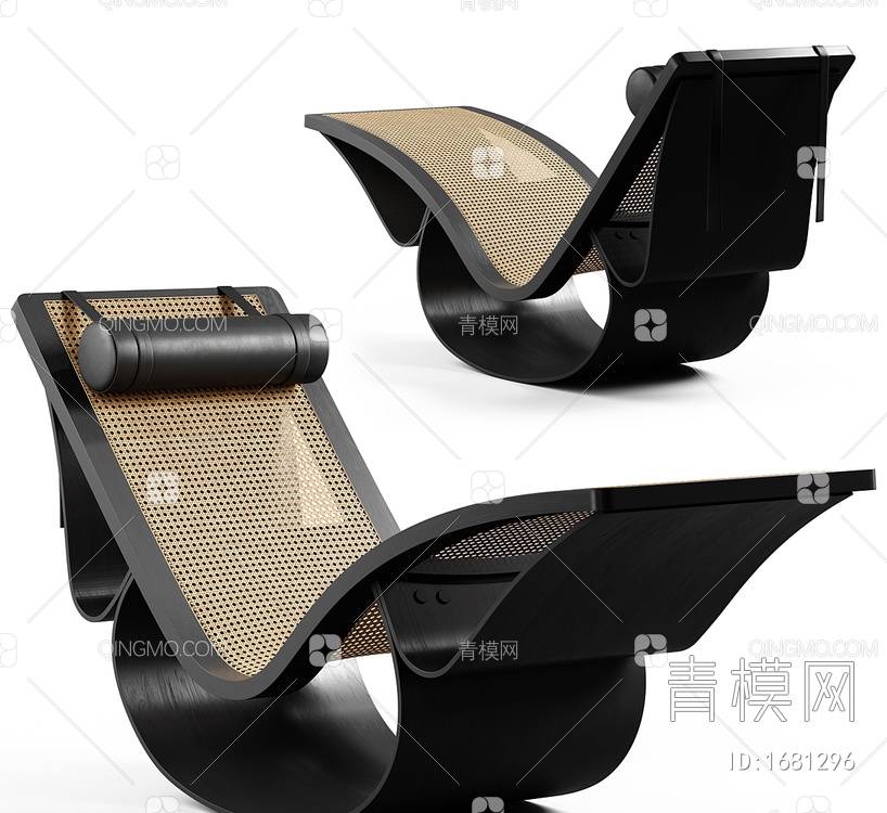 躺椅3D模型下载【ID:1681296】