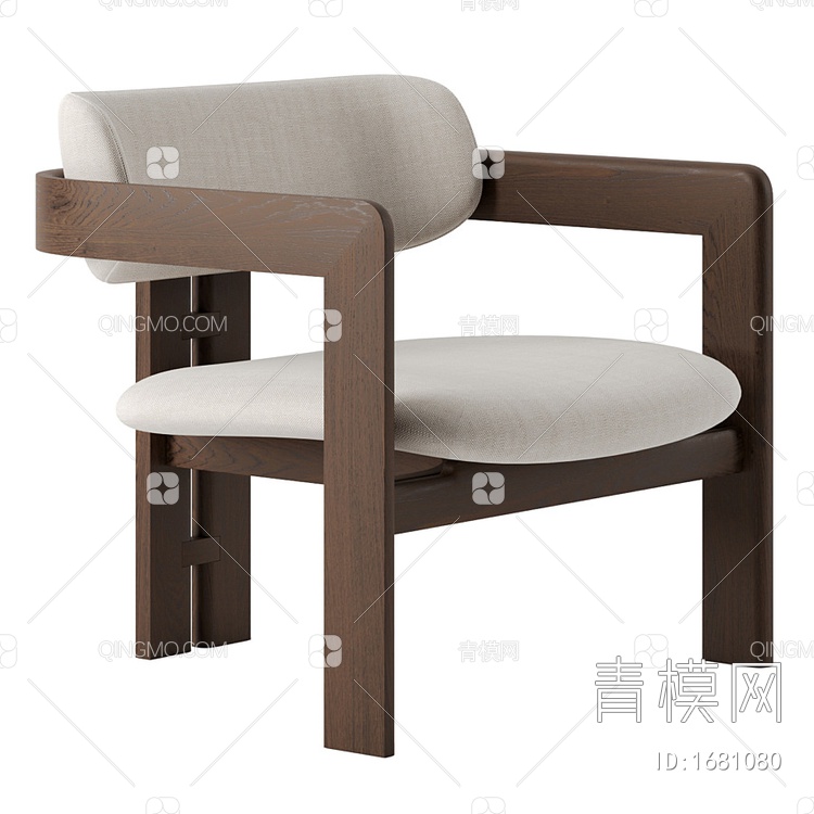 单椅3D模型下载【ID:1681080】