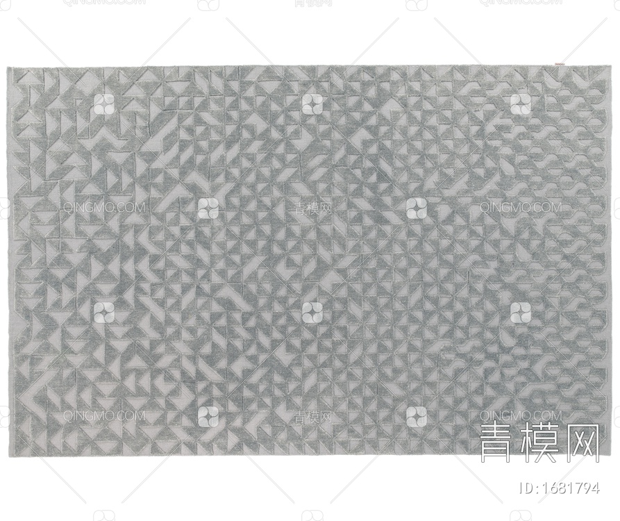 灰色几何地毯贴图下载【ID:1681794】