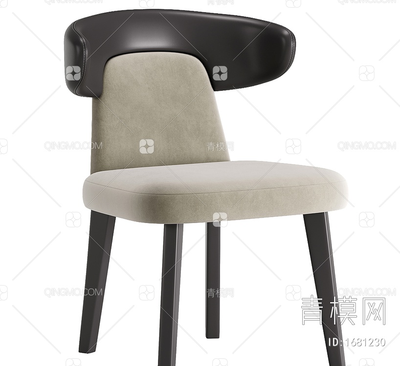 餐椅3D模型下载【ID:1681230】