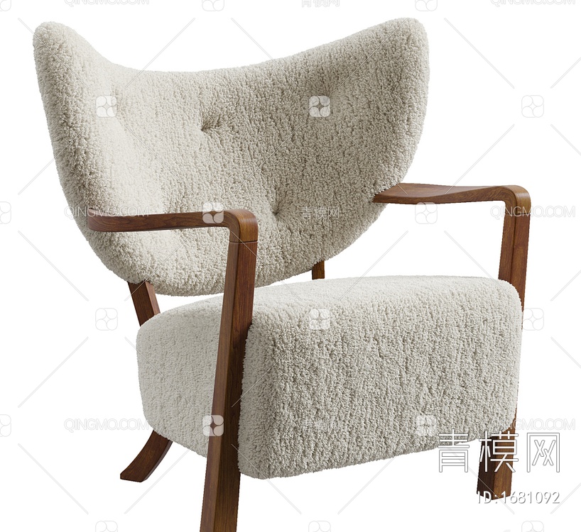 扶手椅3D模型下载【ID:1681092】