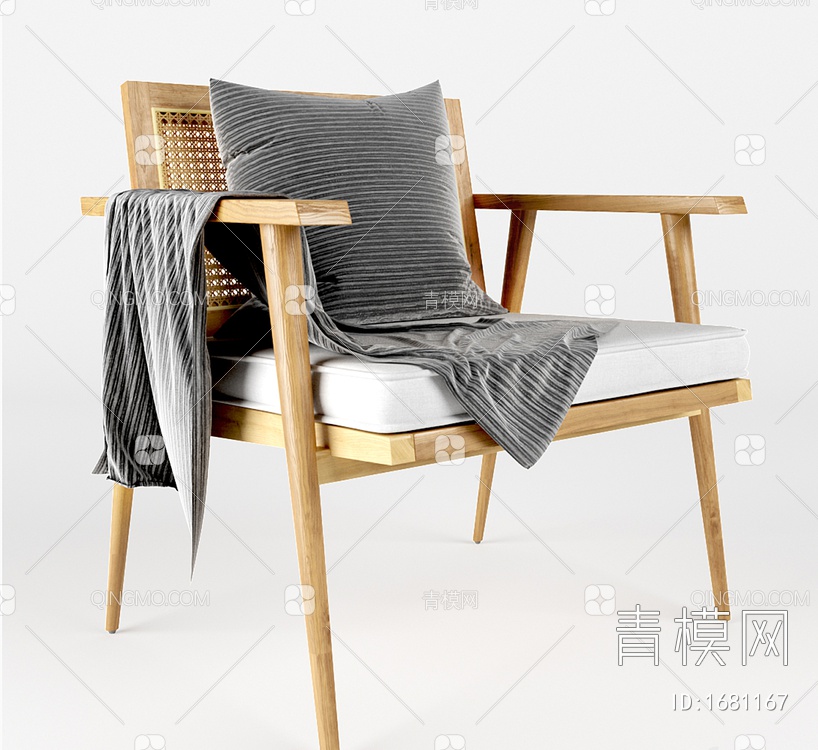 休闲椅3D模型下载【ID:1681167】
