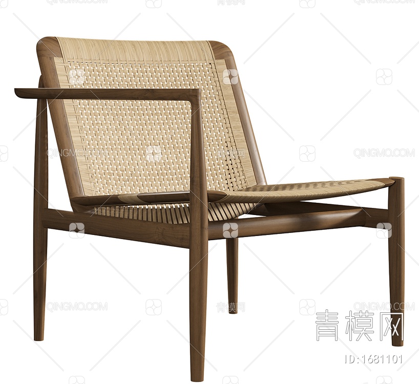 单椅3D模型下载【ID:1681101】