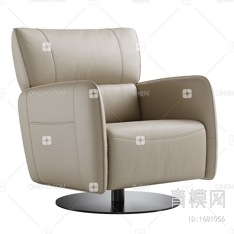 扶手椅 蜂蜜椅3D模型下载【ID:1681056】