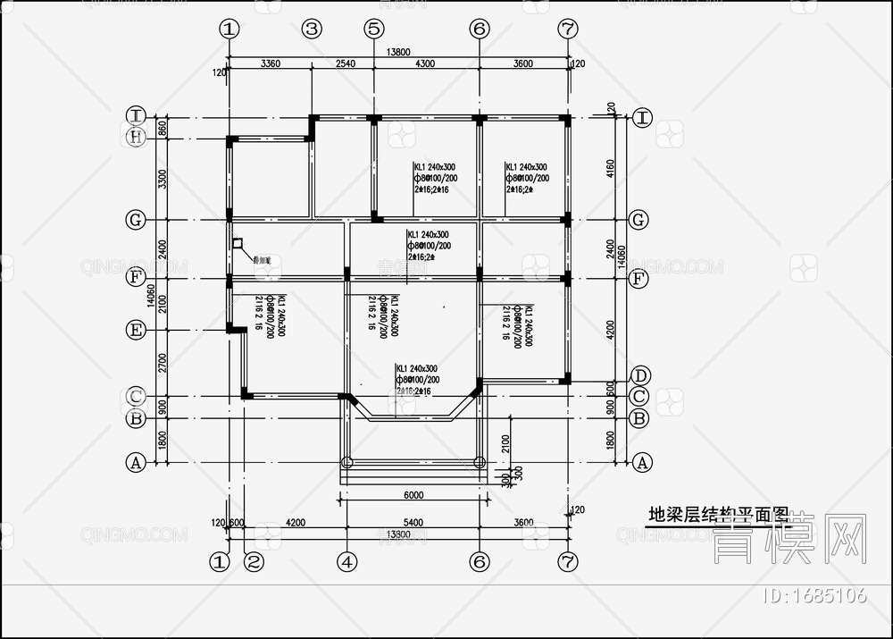 住宅混凝土结构 施工图【ID:1685106】