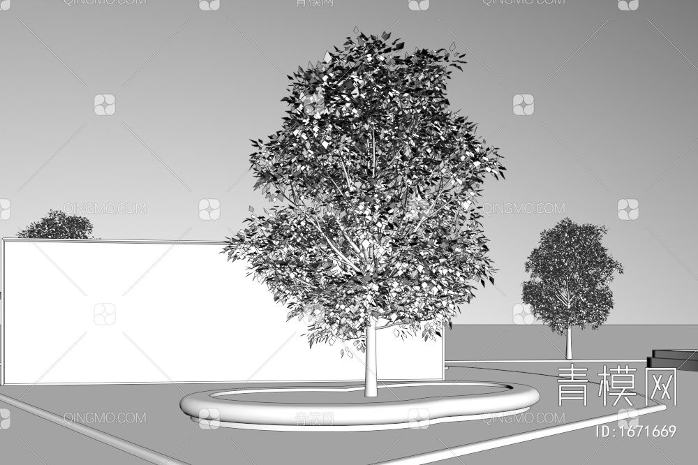 树池景观3D模型下载【ID:1671669】