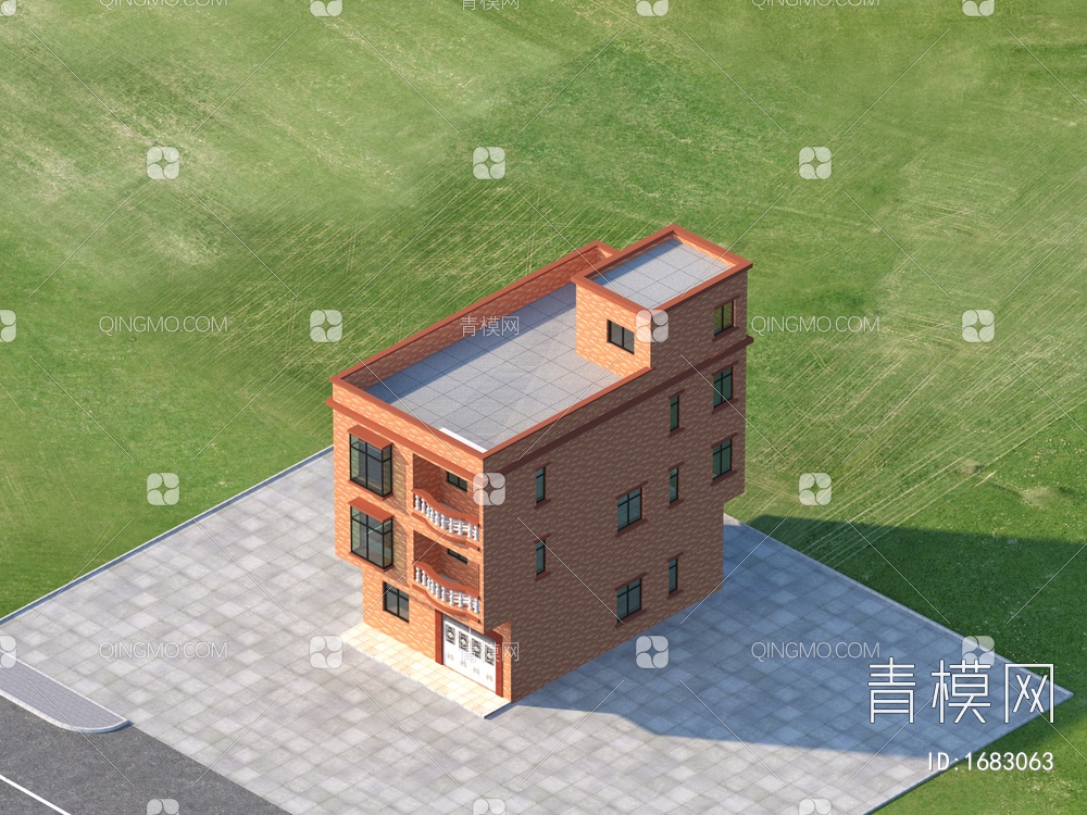 别墅 住宅 私宅3D模型下载【ID:1683063】