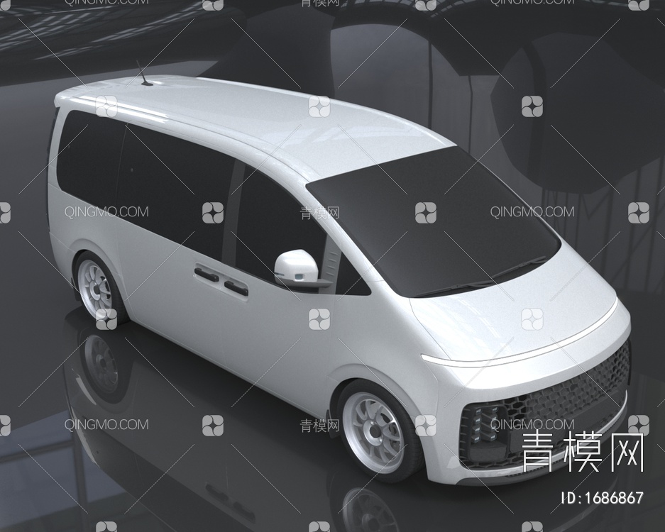 2022款HyundaiStaria10人座3D模型下载【ID:1686867】