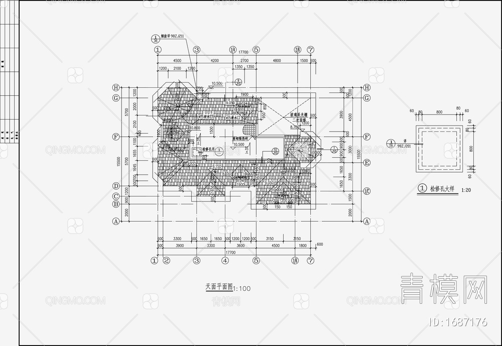 别墅效果图 施工图【ID:1687176】