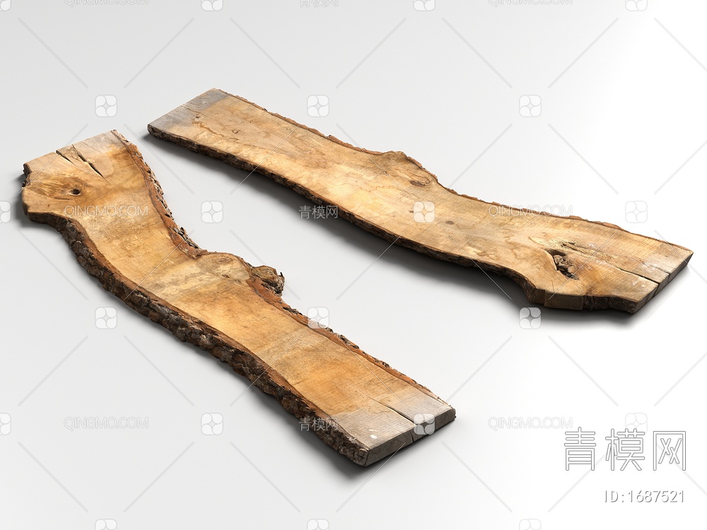 木板 木头 木块 木材 木条 原木 木柴SU模型下载【ID:1687521】