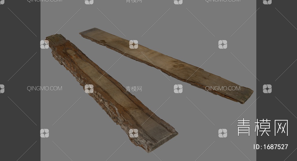 木板 木头 木块 木材 木条 原木 木柴SU模型下载【ID:1687527】